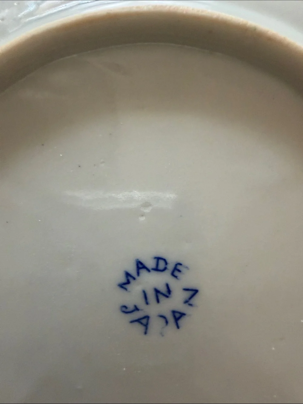 Vintage Made in Japan Blue White Phoenix Bird Porcelain Plates Set of 8